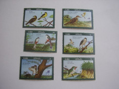 Cuba 1976 fauna pasari MI 2144-2149 MNH w07 foto