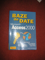 BAZE DE DATE MICROSOFT ACCESS 2000 foto