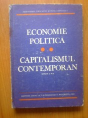 h0a ECONOMIE POLITICA - CAPITALISMUL CONTEMPORAN -editia a V-a