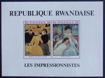 RWANDA - PICTURA 1 S/S, NEOBLITERATA - RW 031 foto