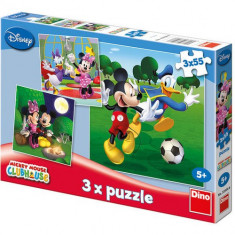 Puzzle 3 in 1 - Clubul lui Mickey Mouse - Peripetii de Vacanta foto