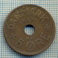 6084 MONEDA - DANEMARCA (DANMARK) - 5 ORE - ANUL 1927 -starea care se vede