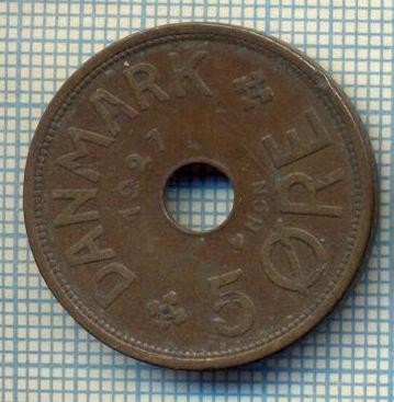 6128 MONEDA - DANEMARCA (DANMARK) - 5 ORE - ANUL 1927 -starea care se vede foto