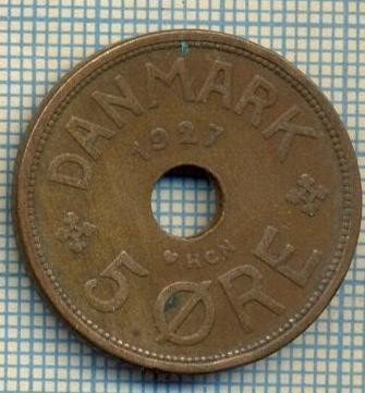 6115 MONEDA - DANEMARCA (DANMARK) - 5 ORE - ANUL 1927 -starea care se vede foto
