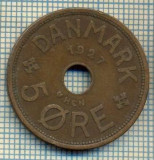 6102 MONEDA - DANEMARCA (DANMARK) - 5 ORE - ANUL 1927 -starea care se vede, Europa