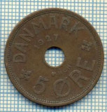 6119 MONEDA - DANEMARCA (DANMARK) - 5 ORE - ANUL 1927 -starea care se vede, Europa