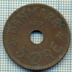 6139 MONEDA - DANEMARCA (DANMARK) - 5 ORE - ANUL 1932 -starea care se vede