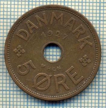 6106 MONEDA - DANEMARCA (DANMARK) - 5 ORE - ANUL 1927 -starea care se vede foto