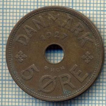 6110 MONEDA - DANEMARCA (DANMARK) - 5 ORE - ANUL 1927 -starea care se vede foto