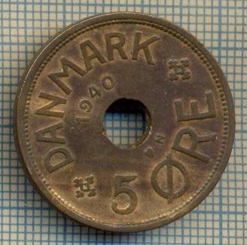 6097 MONEDA - DANEMARCA (DANMARK) - 5 ORE - ANUL 1940 -starea care se vede foto