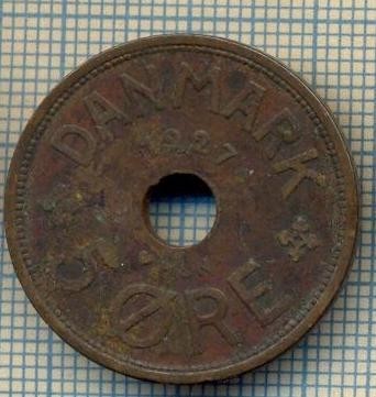 6093 MONEDA - DANEMARCA (DANMARK) - 5 ORE - ANUL 1927 -starea care se vede foto