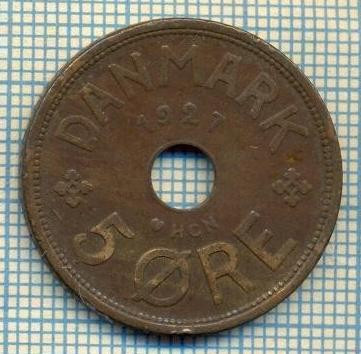 6108 MONEDA - DANEMARCA (DANMARK) - 5 ORE - ANUL 1927 -starea care se vede foto