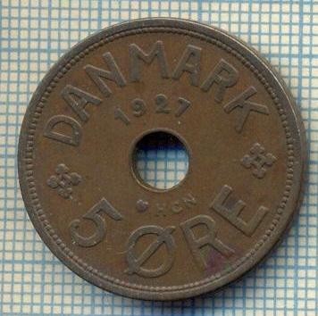 6122 MONEDA - DANEMARCA (DANMARK) - 5 ORE - ANUL 1927 -starea care se vede foto