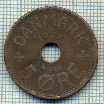 6124 MONEDA - DANEMARCA (DANMARK) - 5 ORE - ANUL 1927 -starea care se vede