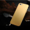 Husa protectie iPhone 4, 4s - 100% aluminiu finisat, 0.3 mm, nu piele, AURIU