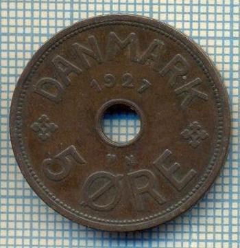 6087 MONEDA - DANEMARCA (DANMARK) - 5 ORE - ANUL 1927 -starea care se vede