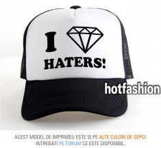 SAPCA, SEPCI TRUCKER, cu plasa, snapback - I LOVE HATERS - e x c l u s i v ! foto