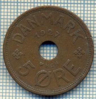 6112 MONEDA - DANEMARCA (DANMARK) - 5 ORE - ANUL 1927 -starea care se vede foto