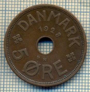 6094 MONEDA - DANEMARCA (DANMARK) - 5 ORE - ANUL 1928 -starea care se vede foto