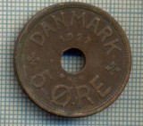 6085 MONEDA - DANEMARCA (DANMARK) - 5 ORE - ANUL 1927 -starea care se vede, Europa
