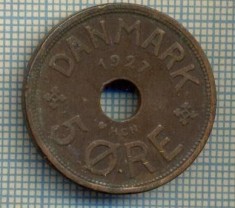 6085 MONEDA - DANEMARCA (DANMARK) - 5 ORE - ANUL 1927 -starea care se vede