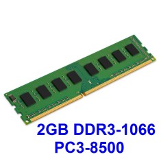 2GB DDR3-1066 PC3-8500 1066MHz , Memorie PC Desktop DDR3 Testata cu Memtest86+ foto