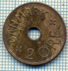 6130 MONEDA - DANEMARCA (DANMARK) - 2 ORE - ANUL 1931 -starea care se vede