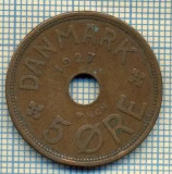 6101 MONEDA - DANEMARCA (DANMARK) - 5 ORE - ANUL 1927 -starea care se vede, Europa