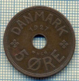 6100 MONEDA - DANEMARCA (DANMARK) - 5 ORE - ANUL 1927 -starea care se vede, Europa