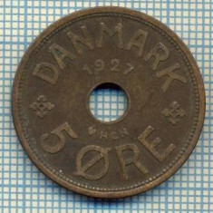 6089 MONEDA - DANEMARCA (DANMARK) - 5 ORE - ANUL 1927 -starea care se vede