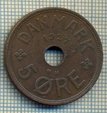 6109 MONEDA - DANEMARCA (DANMARK) - 5 ORE - ANUL 1927 -starea care se vede foto