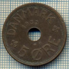 6150 MONEDA - DANEMARCA (DANMARK) - 5 ORE - ANUL 1932 -starea care se vede