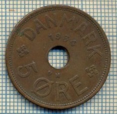 6209 MONEDA - DANEMARCA (DANMARK) - 5 ORE - ANUL 1934 -starea care se vede