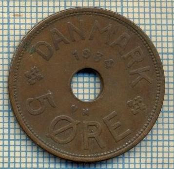 6209 MONEDA - DANEMARCA (DANMARK) - 5 ORE - ANUL 1934 -starea care se vede foto