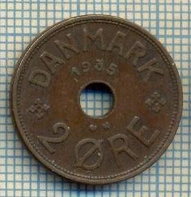 6160 MONEDA - DANEMARCA (DANMARK) - 2 ORE - ANUL 1935 -starea care se vede foto
