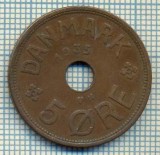 6175 MONEDA - DANEMARCA (DANMARK) - 5 ORE - ANUL 1935 -starea care se vede, Europa