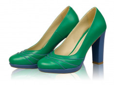 Pantofi dama - model P46 Verde foto