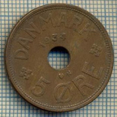 6210 MONEDA - DANEMARCA (DANMARK) - 5 ORE - ANUL 1934 -starea care se vede