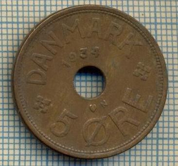 6210 MONEDA - DANEMARCA (DANMARK) - 5 ORE - ANUL 1934 -starea care se vede