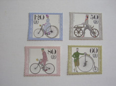 Germania 1985 biciclete MI 1242-1245 MNH w07 foto