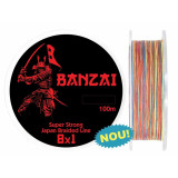 Fir textil Baracuda Banzai 100m- Multicolor- produs in Japonia