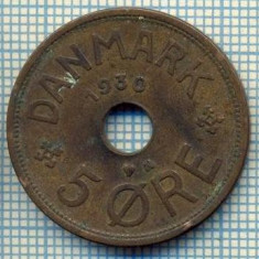 6192 MONEDA - DANEMARCA (DANMARK) - 5 ORE - ANUL 1930 -starea care se vede