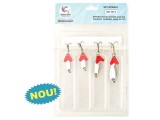 Set 4 lingurite SF-04 - Recomandat pt. șalău, avat, Lingurite rotative