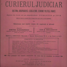 Revista Curierul Judiciar - doctrina,jurisprudenta,legislatie, 1902