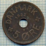 6146 MONEDA - DANEMARCA (DANMARK) - 5 ORE - ANUL 1932 -starea care se vede, Europa