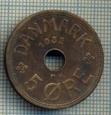 6142 MONEDA - DANEMARCA (DANMARK) - 5 ORE - ANUL 1932 -starea care se vede foto