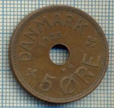6176 MONEDA - DANEMARCA (DANMARK) - 5 ORE - ANUL 1935 -starea care se vede