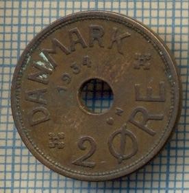 6204 MONEDA - DANEMARCA (DANMARK) - 2 ORE - ANUL 1934 -starea care se vede