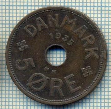 6178 MONEDA - DANEMARCA (DANMARK) - 5 ORE - ANUL 1935 -starea care se vede foto