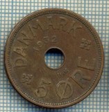 6141 MONEDA - DANEMARCA (DANMARK) - 5 ORE - ANUL 1932 -starea care se vede, Europa